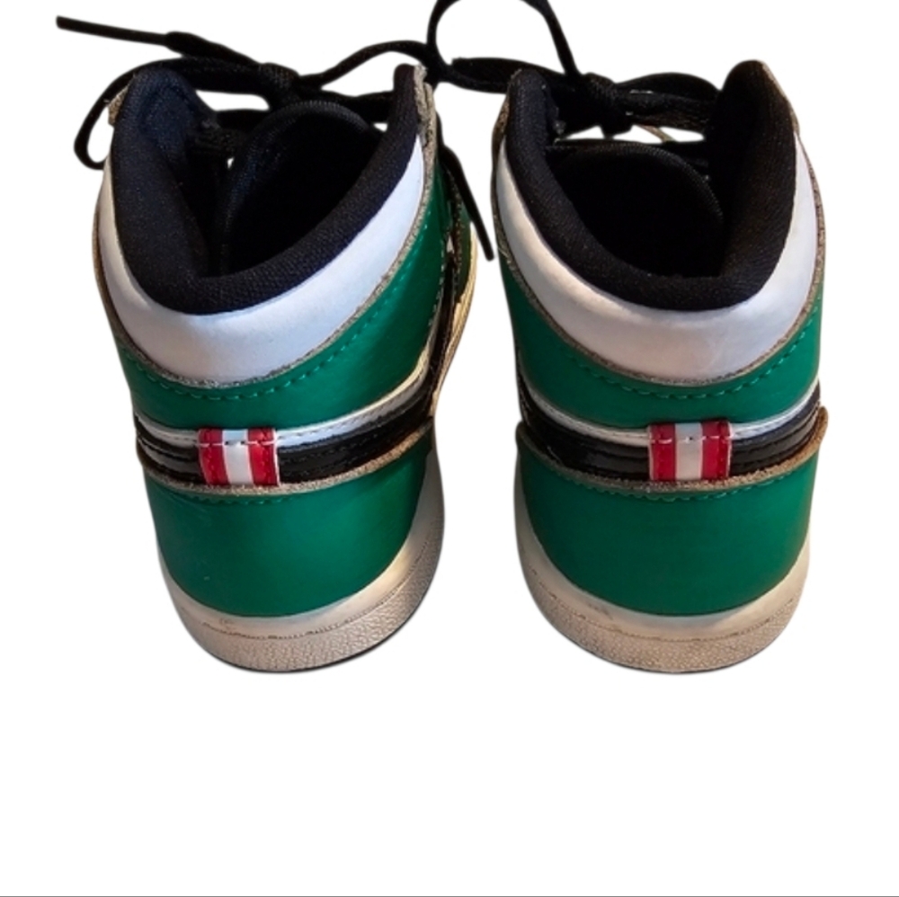 Nike Air Jordan Retro 1 High OG TD Lucky Green Nike Air Jordan 1 Toddler Size 9C - Picture 4 of 9